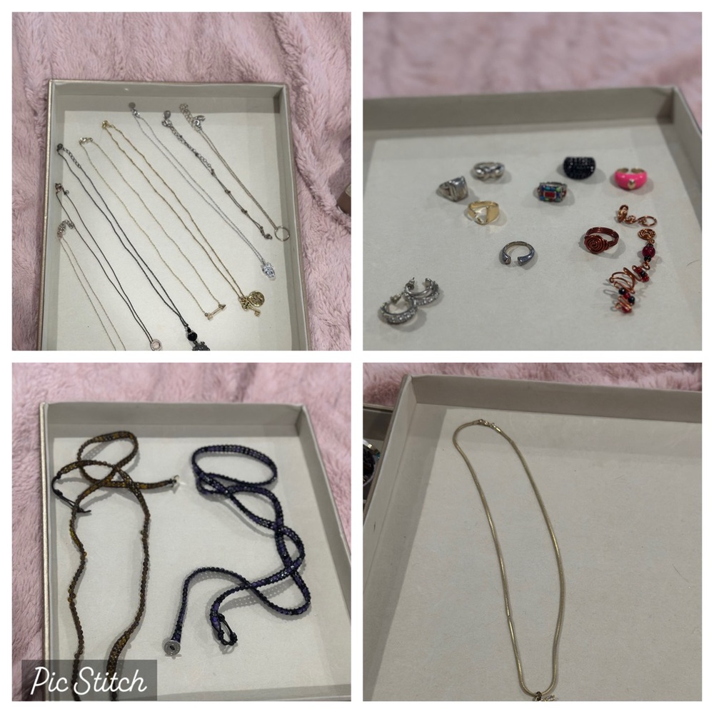 ALL of this Jewelry !! “J” initial gold necklace is the only one